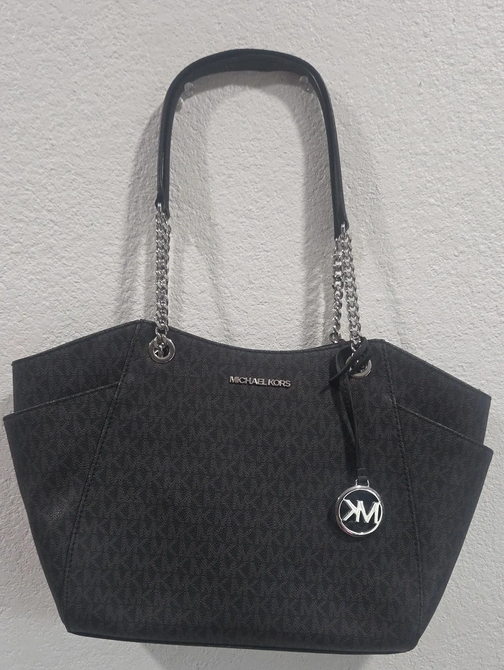 Michael Kors Black Logo Tote Bag